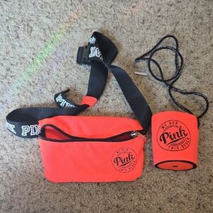PINK Victoria's Secret Kids Belt Bag Set - Bright Orange